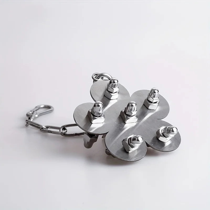 Stainless Steel Parrot Puzzle & Enrichment Toy | Bon Bon Bird Toys