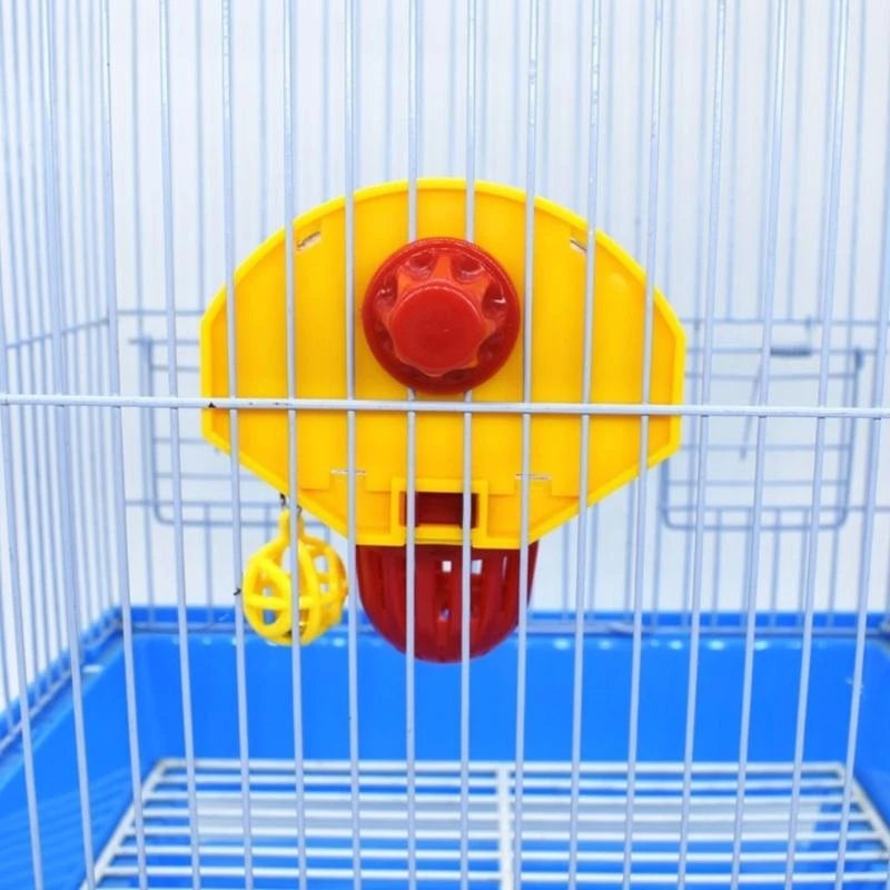 Mini Basketball Hoop Toy for Birds | Bon Bon Bird Toy