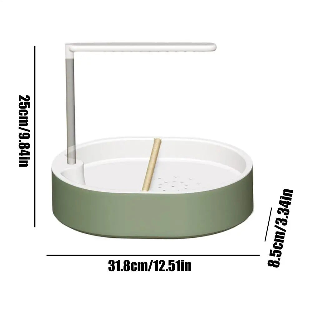 Automatic Circulating Bird Bath with Filter | Bon Bon Bird Toys