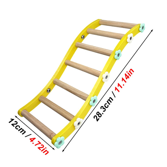 Flower Climbing Ladder Bridge for Birds | Bon Bon Bird Toys