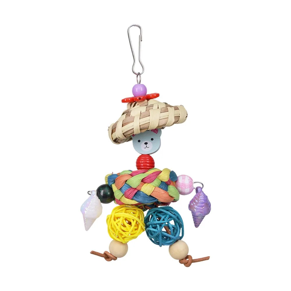 Hanging Natural Bird Toy — Assorted Styles | Bon Bon Bird Toys