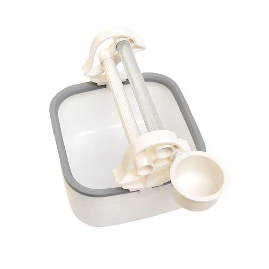 Bird Potty Training Perch with Food Bowl | Bon Bon Bird Toys