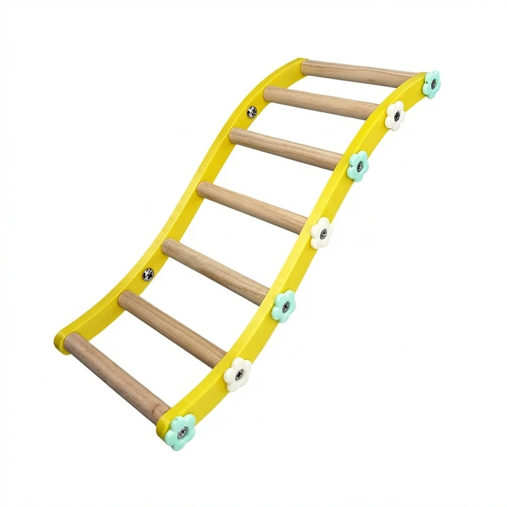 Flower Climbing Ladder Bridge for Birds | Bon Bon Bird Toys