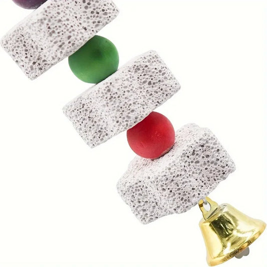 Mineral Stone Beak Grinding Toy for Birds | Bon Bon Bird Toys