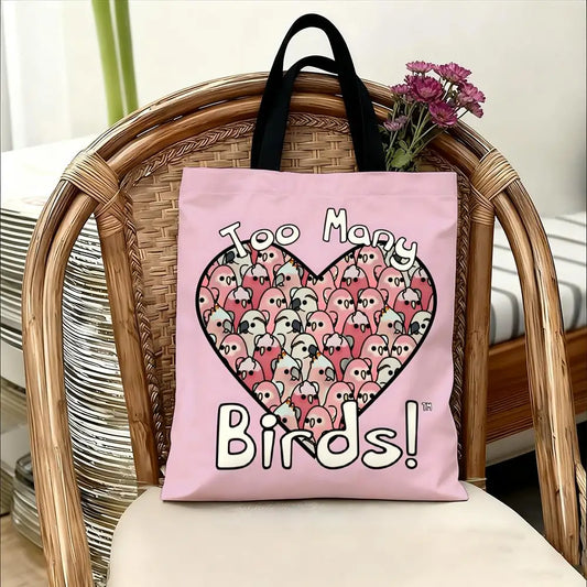 Cockatiel Canvas Tote Bag | Bon Bon Bird Toys