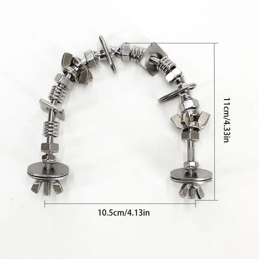 Handmade Stainless Steel Hardware Perch Bar for Birds