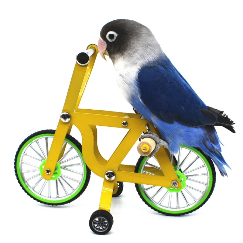 Miniature Bicycle Training Toy for Birds | Bon Bon Bird Toys