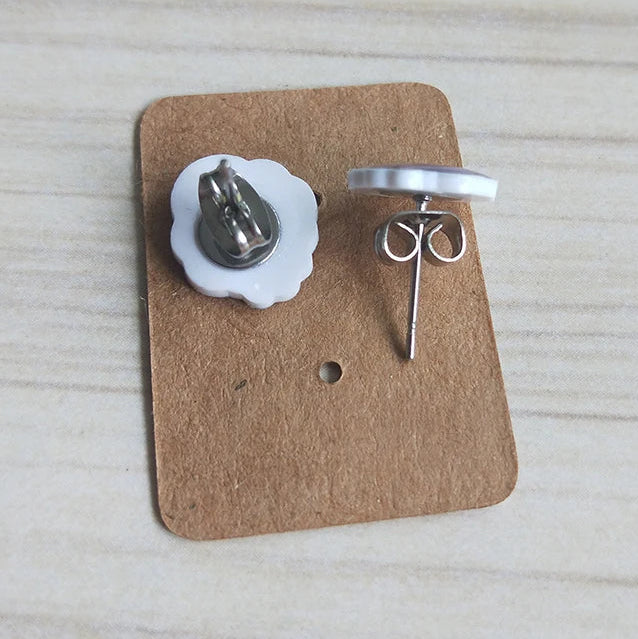 Budgie Acrylic Stud Earrings | Bon Bon Bird Toys