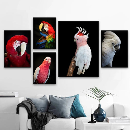 Parrot and Cockatoo Diamond Painting Kit | Bon Bon Bird Toys