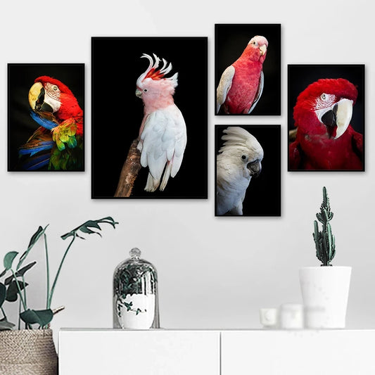 Parrot and Cockatoo Diamond Painting Kit | Bon Bon Bird Toys