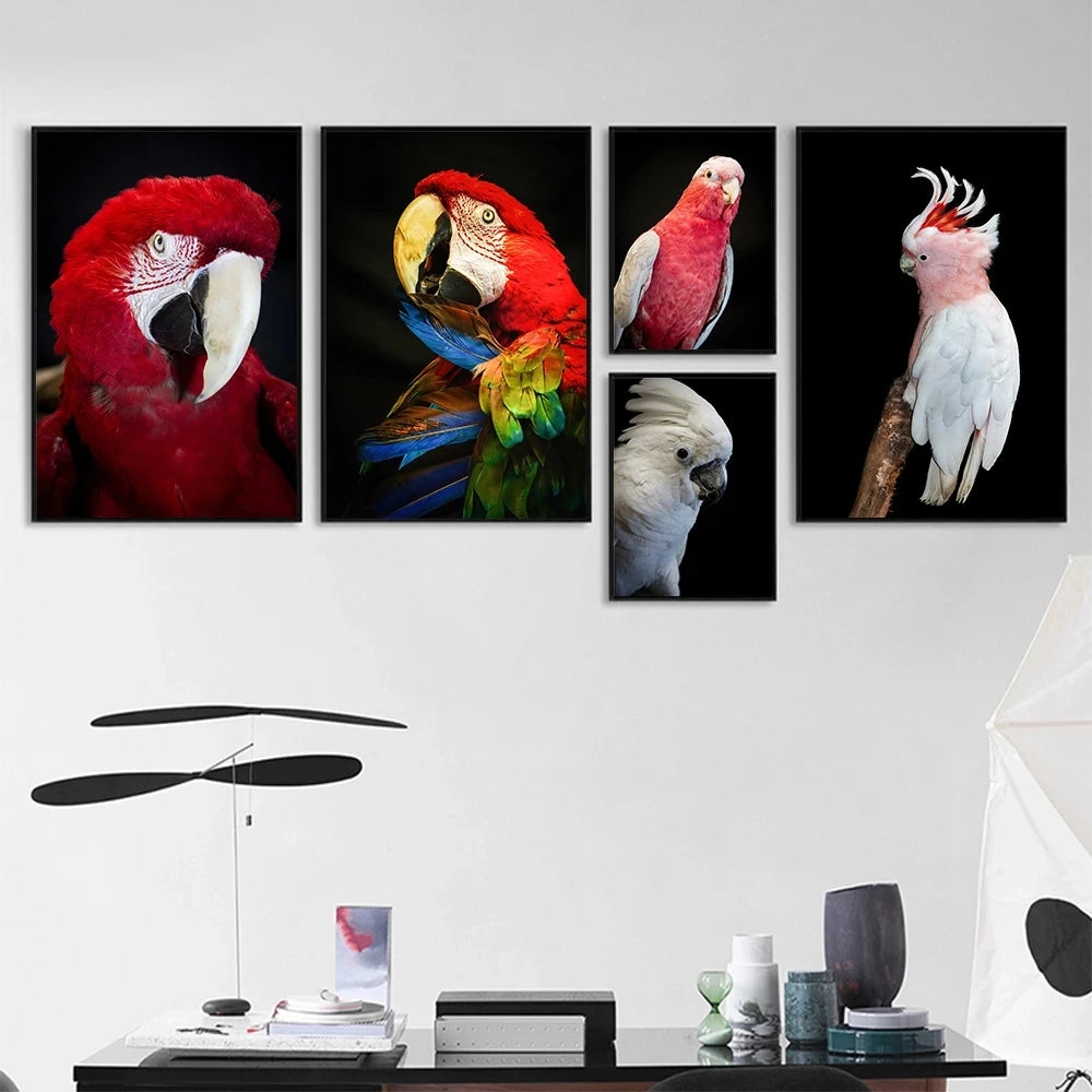 Parrot and Cockatoo Diamond Painting Kit | Bon Bon Bird Toys