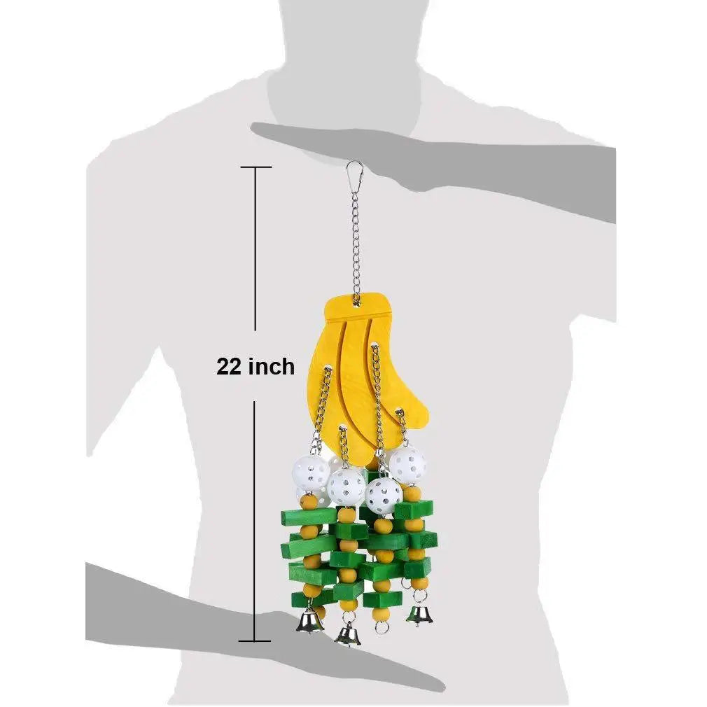 Fruit-Shaped Wooden Chew Toys for Parrots | Bon Bon Bird Toys
