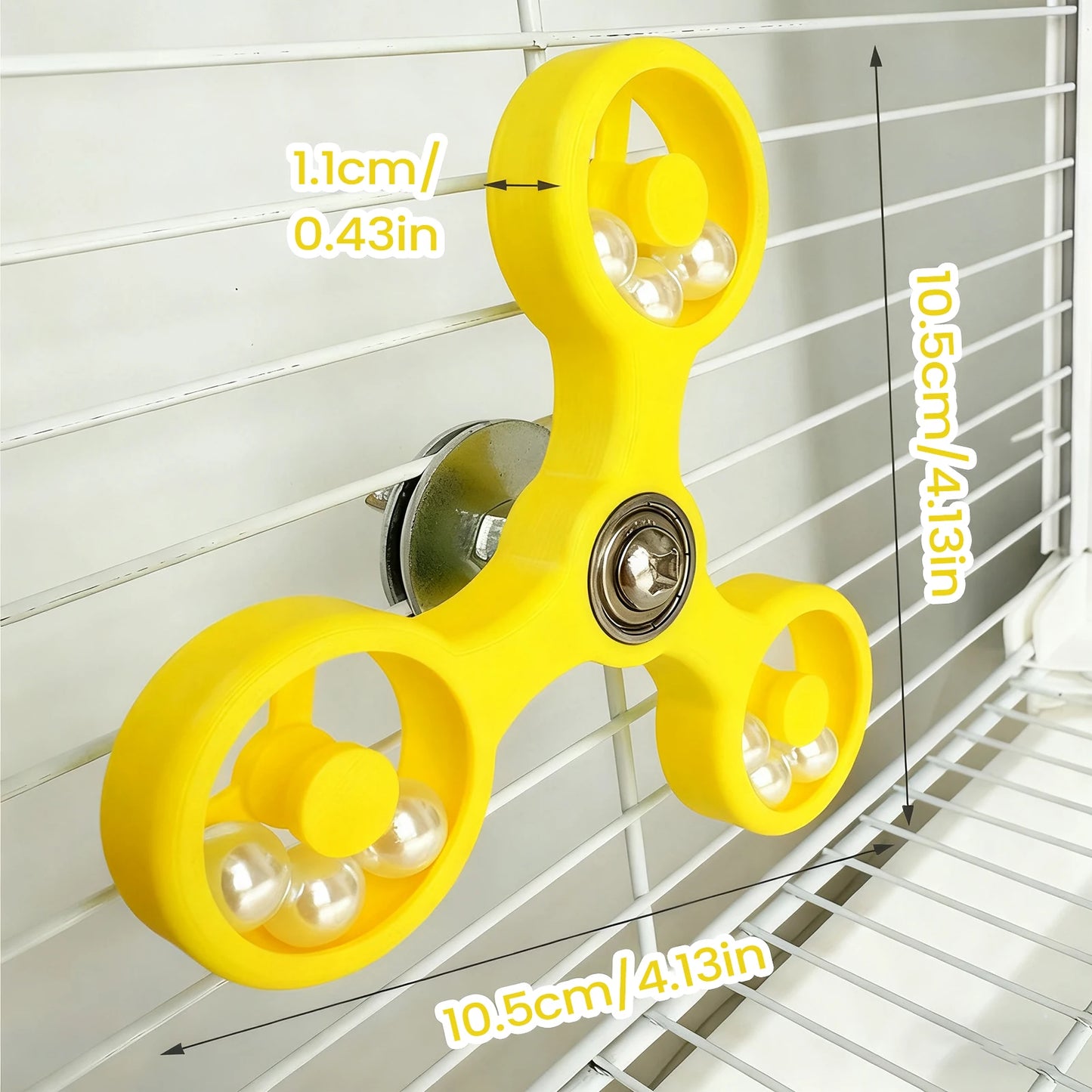 Spinning Rattle Toy for Birds | Bon Bon Bird Toys