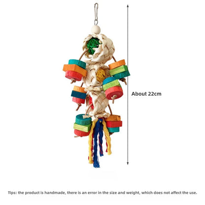 Multi-Texture Shredding Rope Toy for Birds | Bon Bon Bird Toys