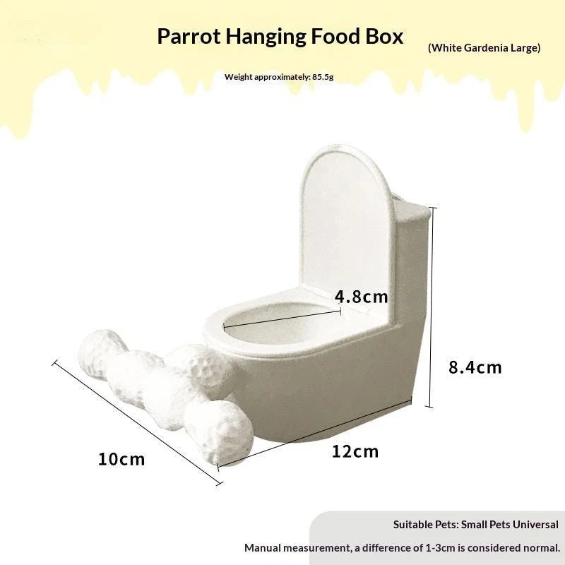 PLA Bird Feeder Bowls & Hanging Trays | Bon Bon Bird Toys
