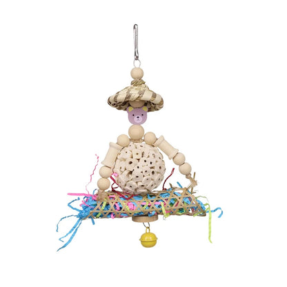 Hanging Natural Bird Toy — Assorted Styles | Bon Bon Bird Toys