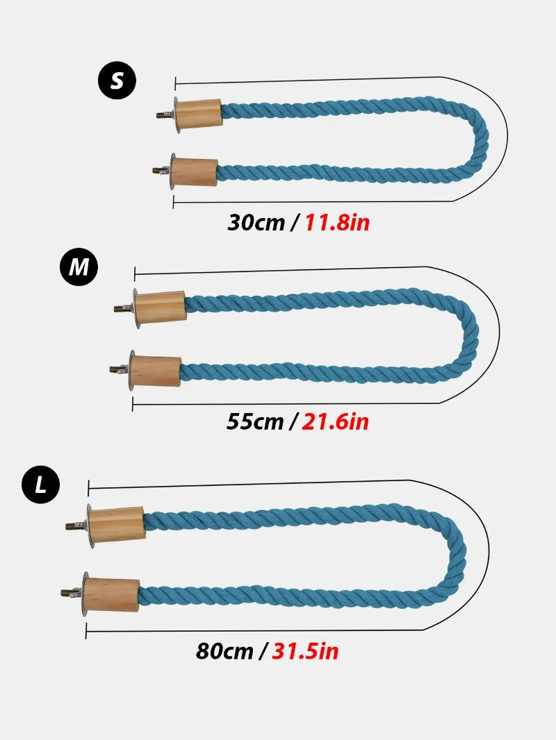 Bendable Cotton Rope Perch for Birds