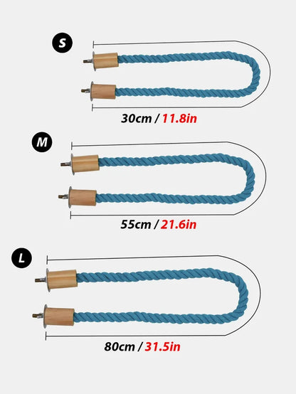 Bendable Cotton Rope Perch for Birds