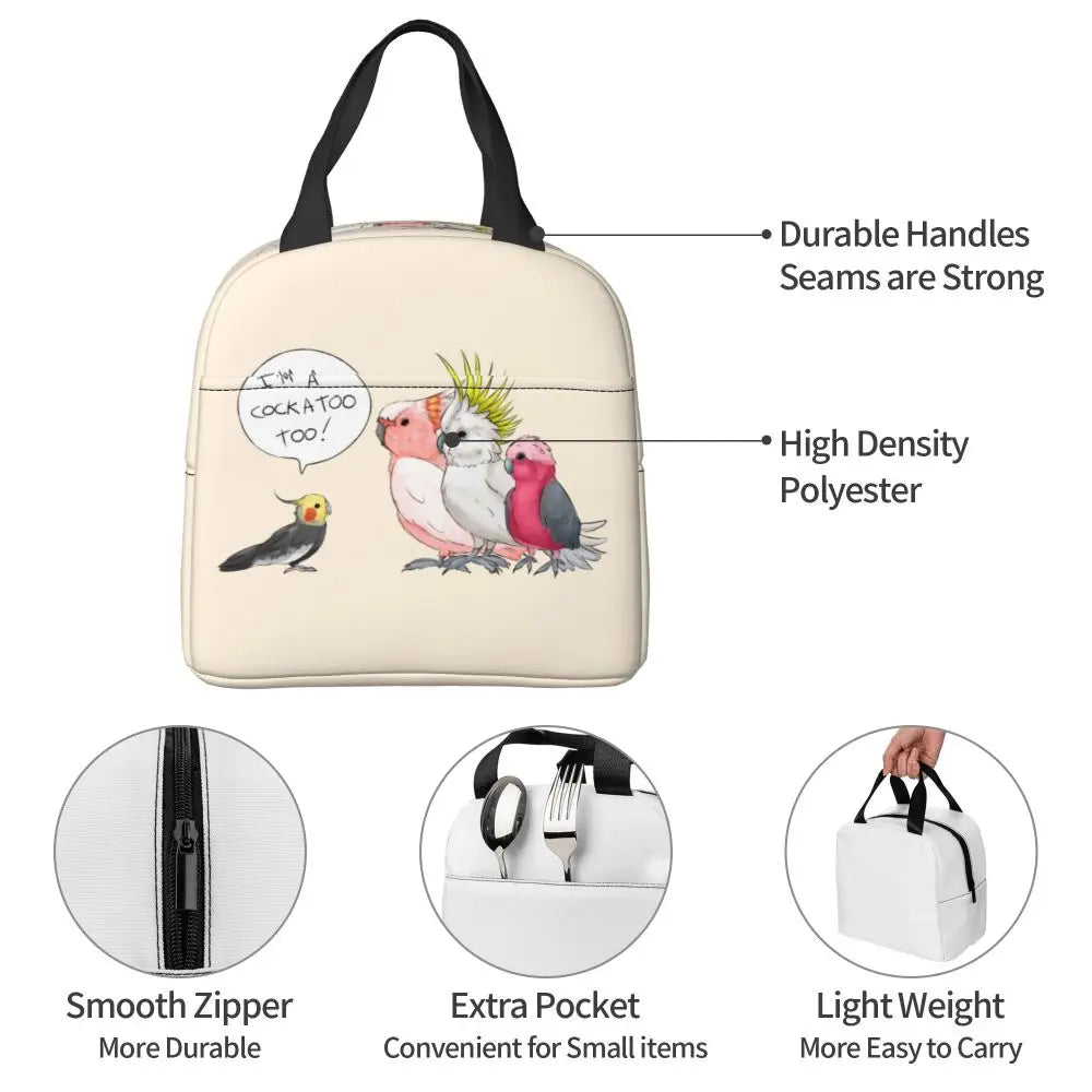 Bird Lover Insulated Lunch Bag