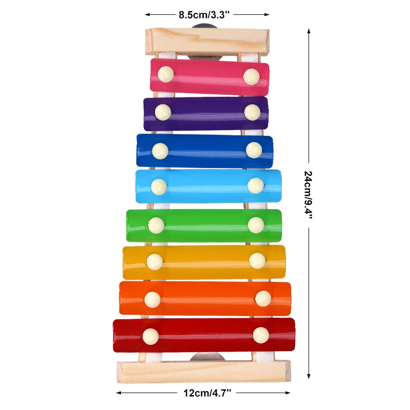 Wooden Xylophone Pecking Toy for Birds | Bon Bon Bird Toys