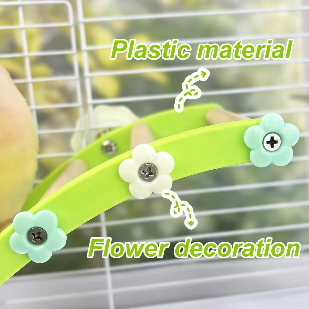 Flower Climbing Ladder Bridge for Birds | Bon Bon Bird Toys