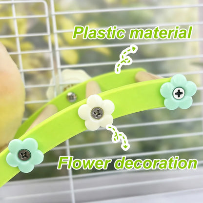 Flower Climbing Ladder Bridge for Birds | Bon Bon Bird Toys