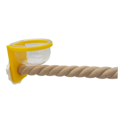 Cage-Mount Feeder Cup with Perch