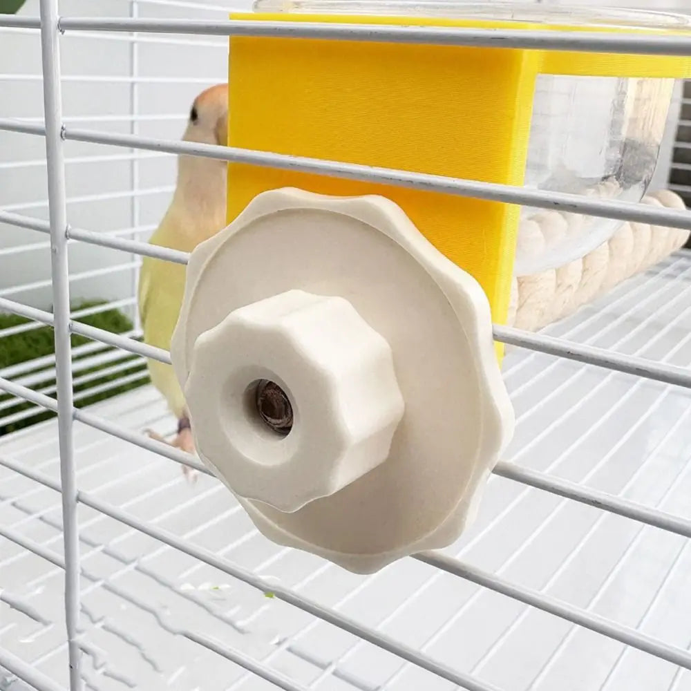 Cage-Mount Feeder Cup with Perch