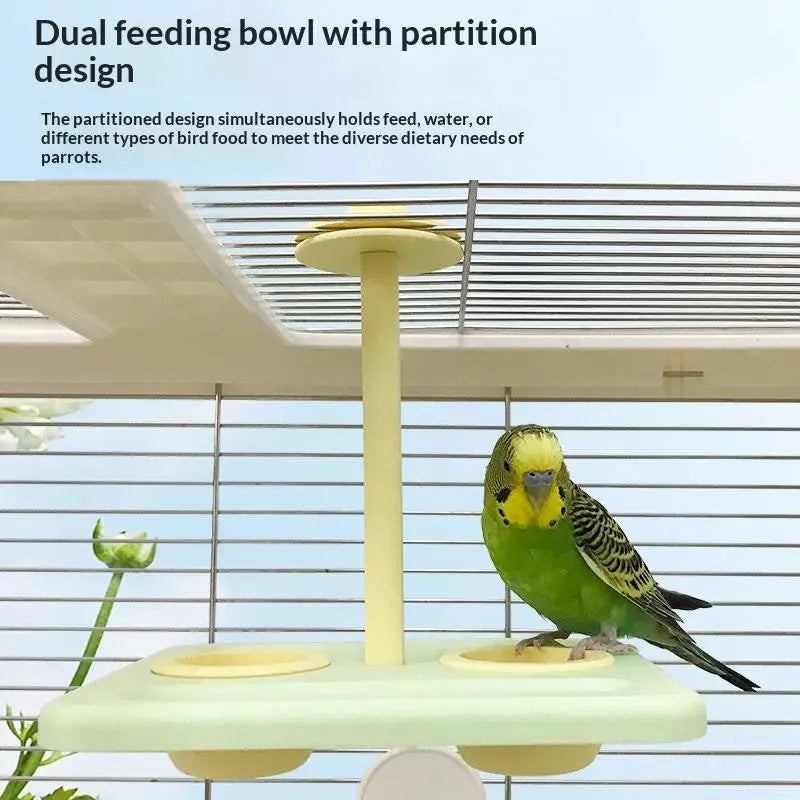 PLA Bird Feeder Bowls & Hanging Trays | Bon Bon Bird Toys