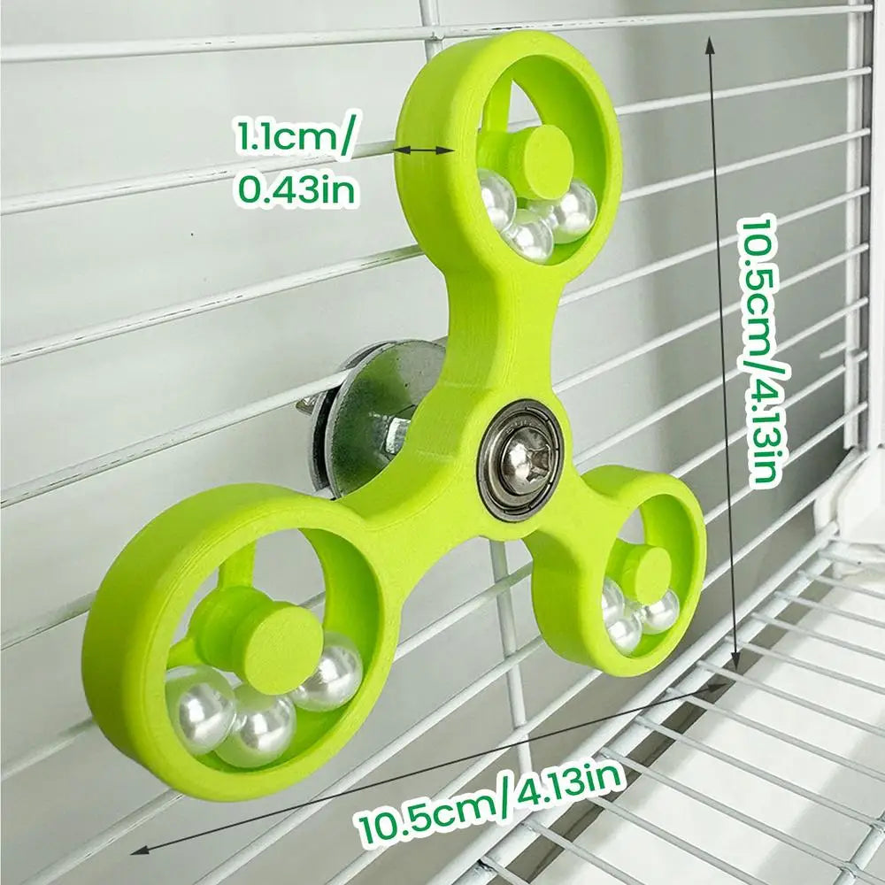 Spinning Rattle Toy for Birds | Bon Bon Bird Toys