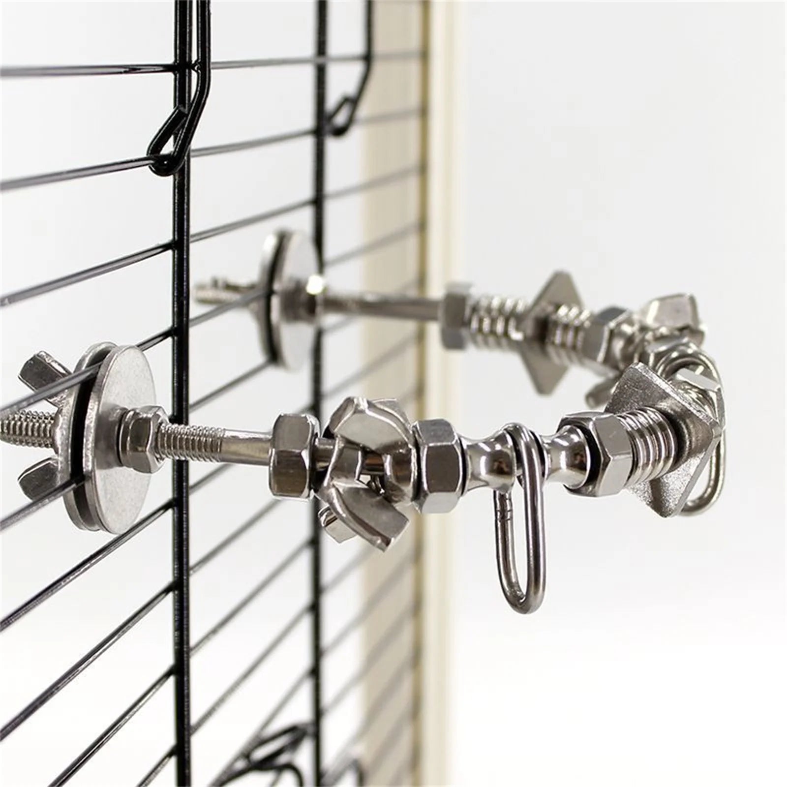 Handmade Stainless Steel Hardware Perch Bar for Birds