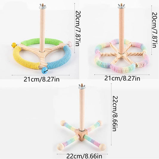 Rotating Windmill Perch Stand for Small Birds | Bon Bon Bird Toys