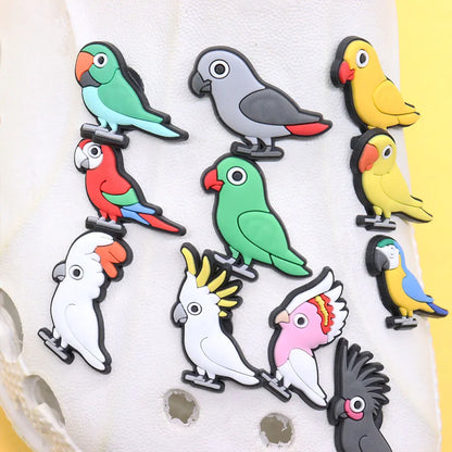 Parrot Croc Charms 11-Piece Set | Bon Bon Bird Toys