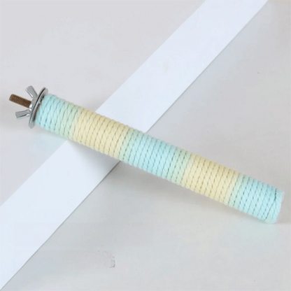 Colorful Cotton Rope Straight Perch for Bird Cages