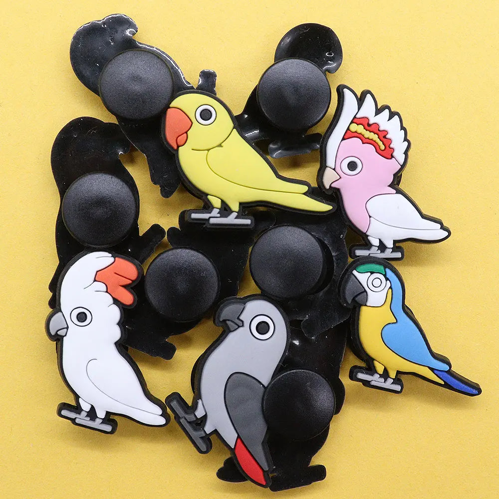 Parrot Croc Charms 11-Piece Set | Bon Bon Bird Toys