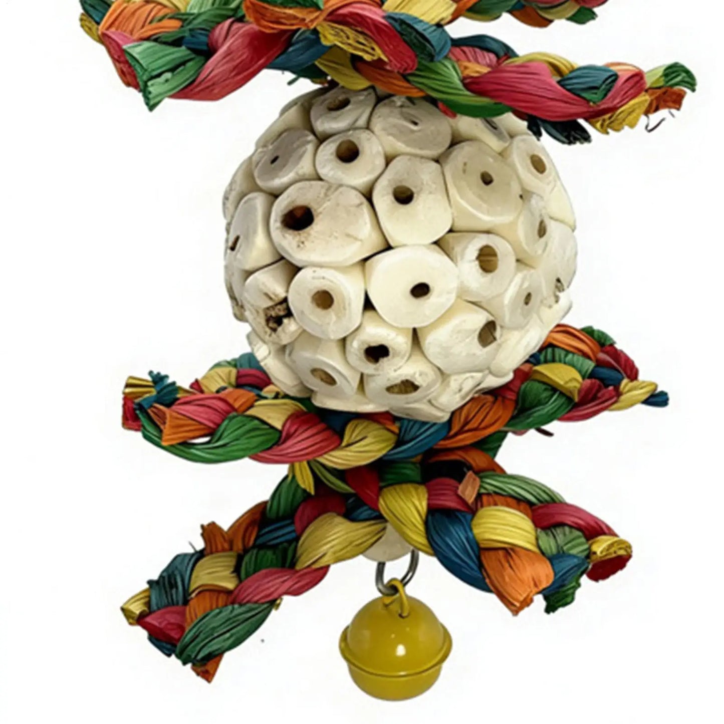 Sola Ball Chew & Shred Toy for Birds | Bon Bon Bird Toys