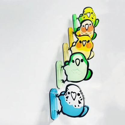 Chubby Bird Acrylic Fridge Magnets | Bon Bon Bird Toys