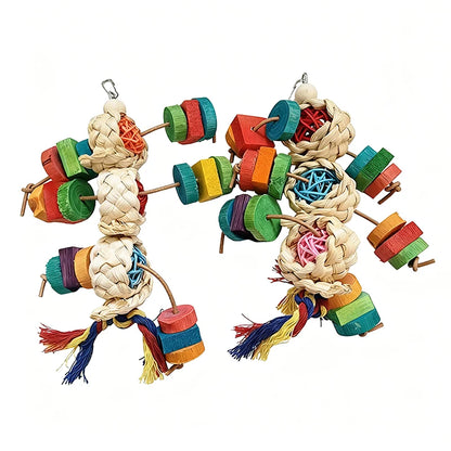 Multi-Texture Shredding Rope Toy for Birds | Bon Bon Bird Toys