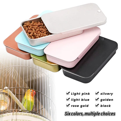 Mini Metal Training Feeder for Birds | Bon Bon Bird Toys