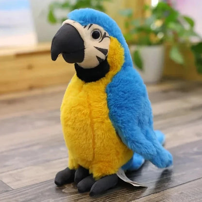 Parrot Plush Dolls  Bon Bon Bird Toys blue  