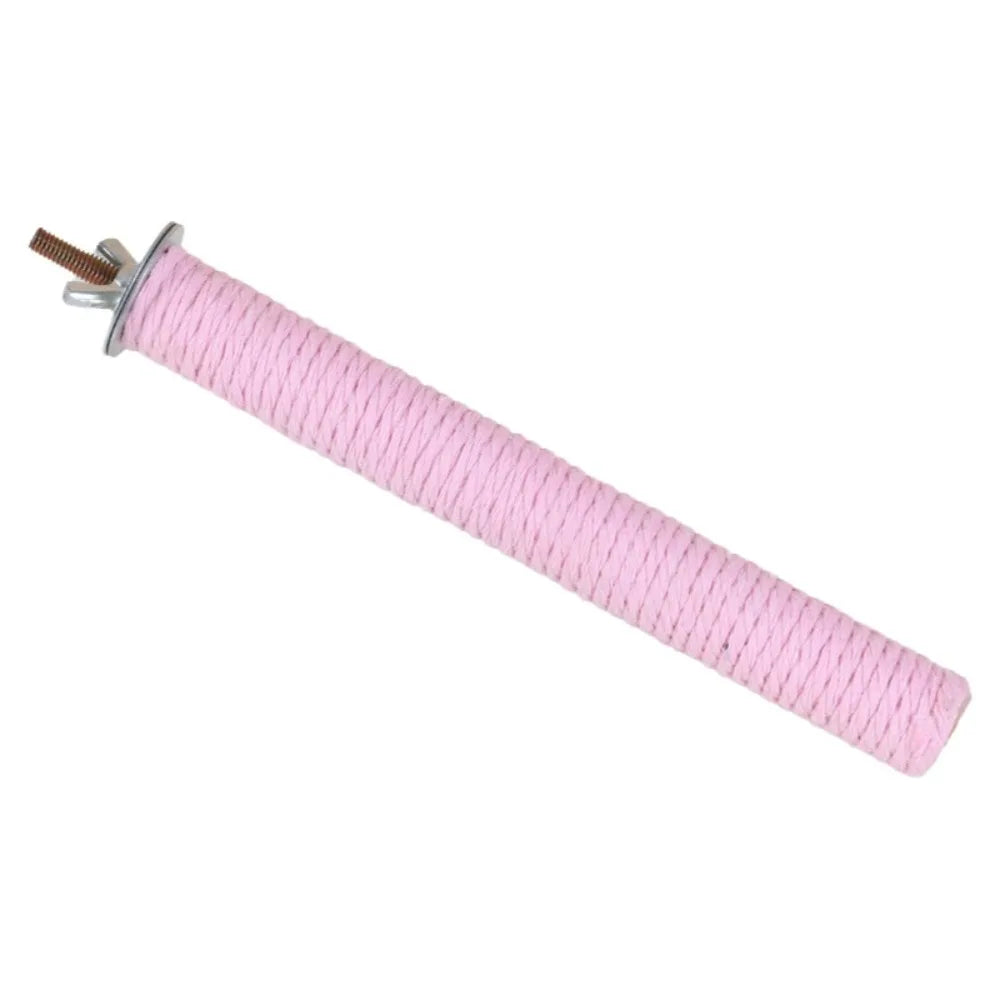 Colorful Cotton Rope Straight Perch for Bird Cages