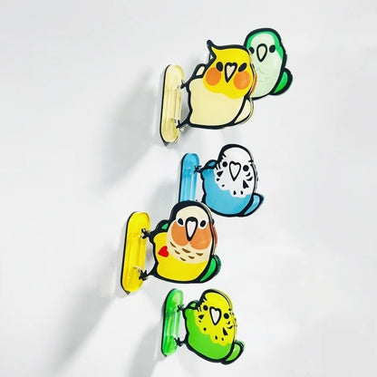Chubby Bird Acrylic Fridge Magnets | Bon Bon Bird Toys