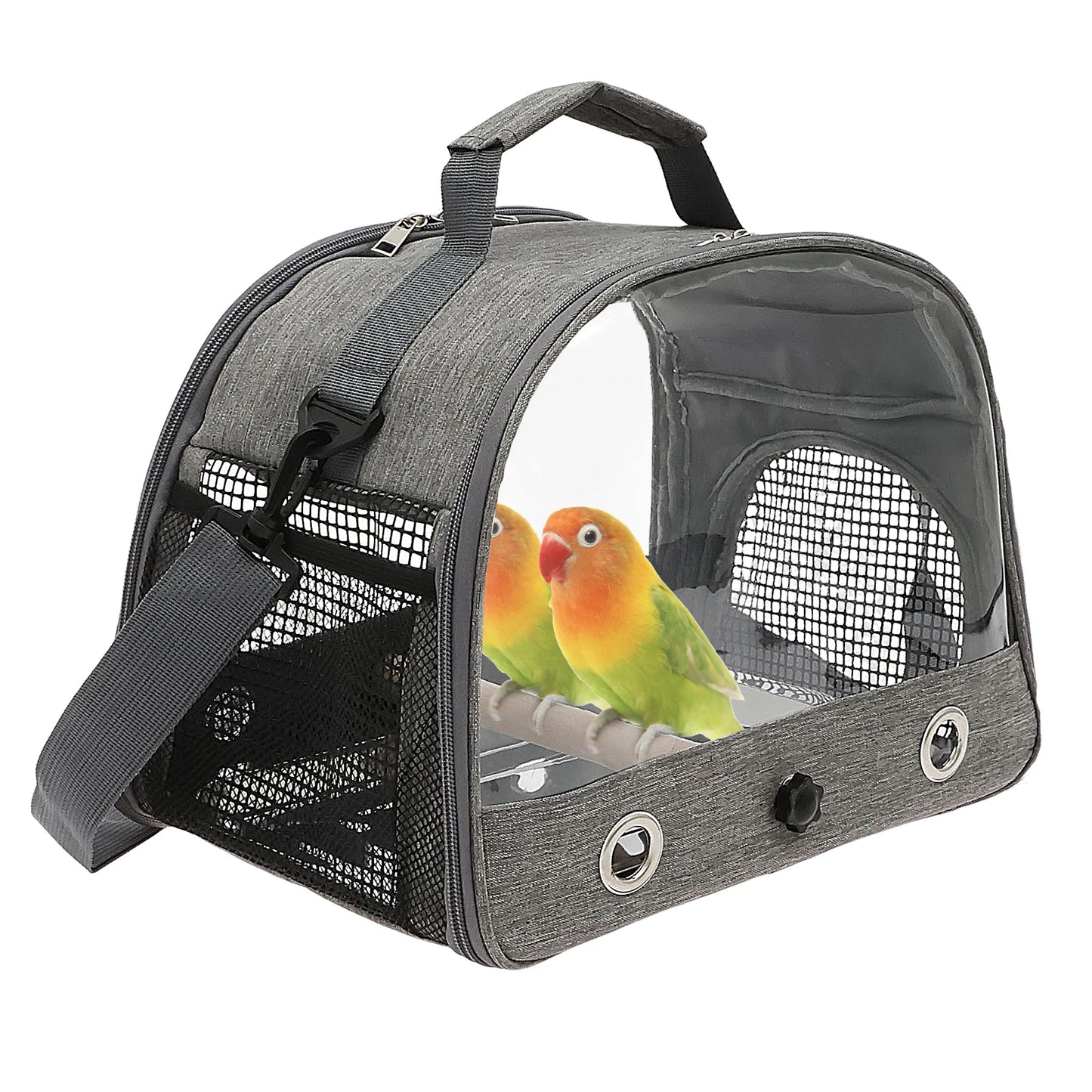 Ventilated Bird Travel Carrier Bag | Bon Bon Bird Toys