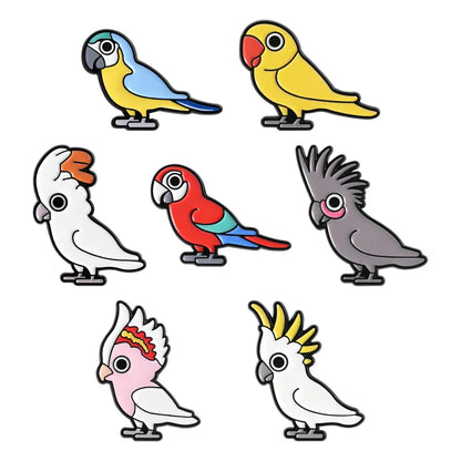 Parrot Enamel Pin | Bon Bon Bird Toys