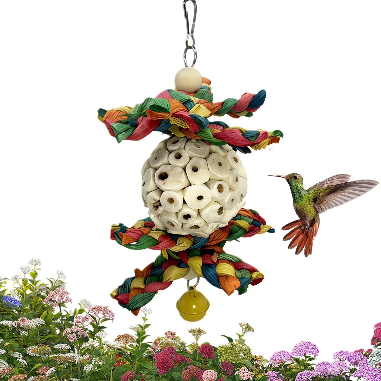 Sola Ball Chew & Shred Toy for Birds | Bon Bon Bird Toys
