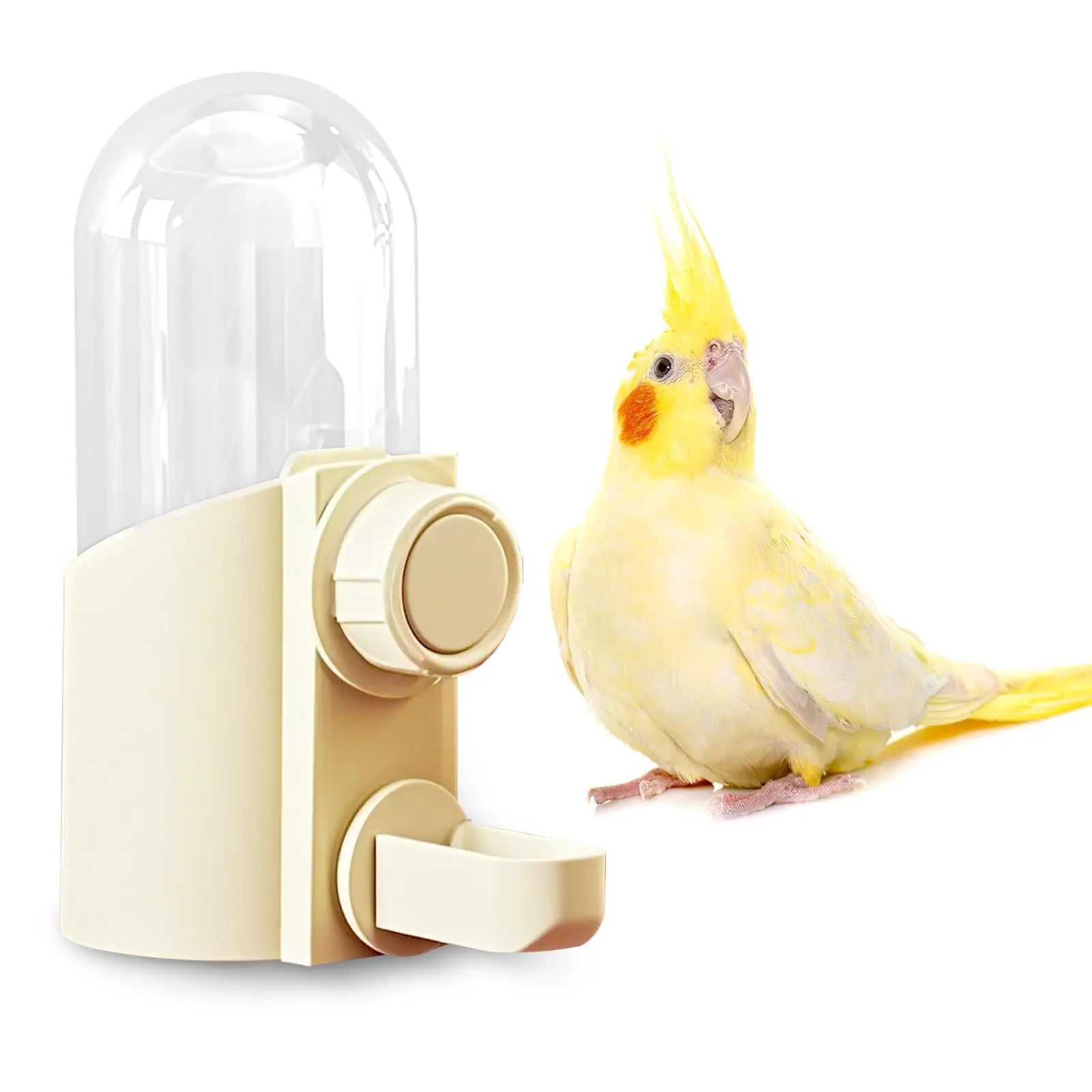 Automatic Gravity Water Dispenser for Bird Cages | Bon Bon Bird Toys
