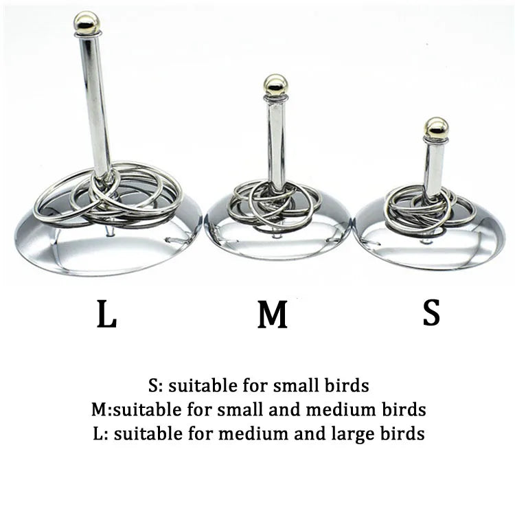 Ring Toss Bird Toy for Parrots & Pet Birds