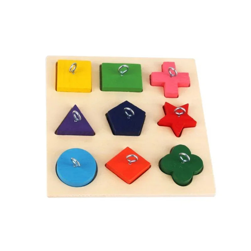 Wooden Block Puzzle Toy for Birds | Bon Bon Bird Toys