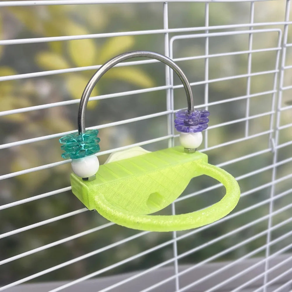 Flower Bead Platform Perch for Small Birds | Bon Bon Bird Toys