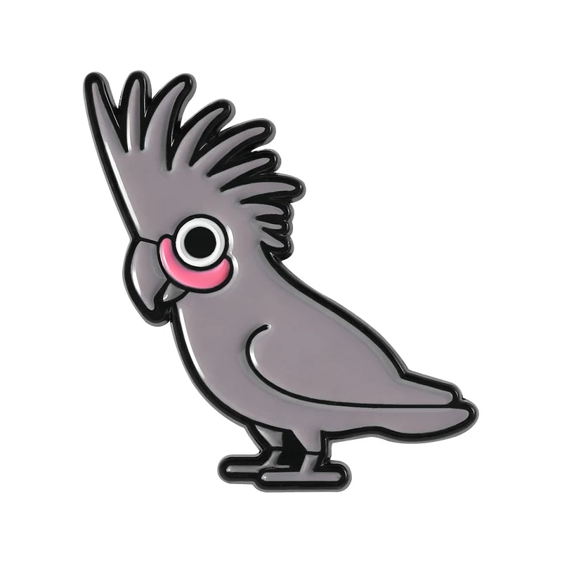Parrot Enamel Pin | Bon Bon Bird Toys